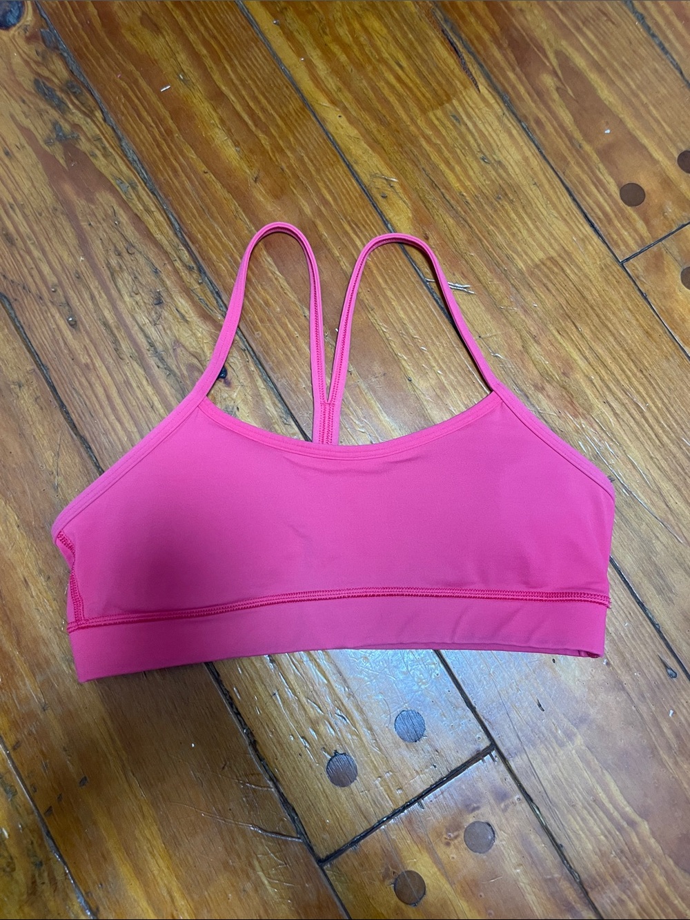 lululemon athletica Hot Pink Strappy Sports Bralette